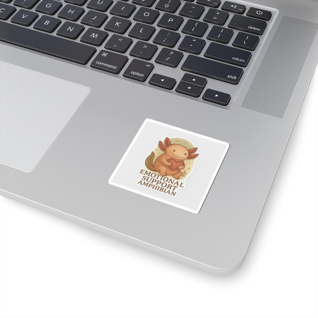 Axolotl Sticker | Emotional Support Amphibian Art, Laptop Decal