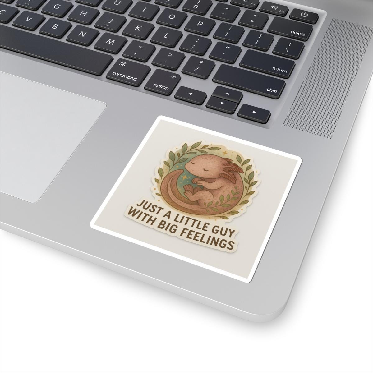 Axolotl Sticker, Big Feelings Art, Laptop Decor