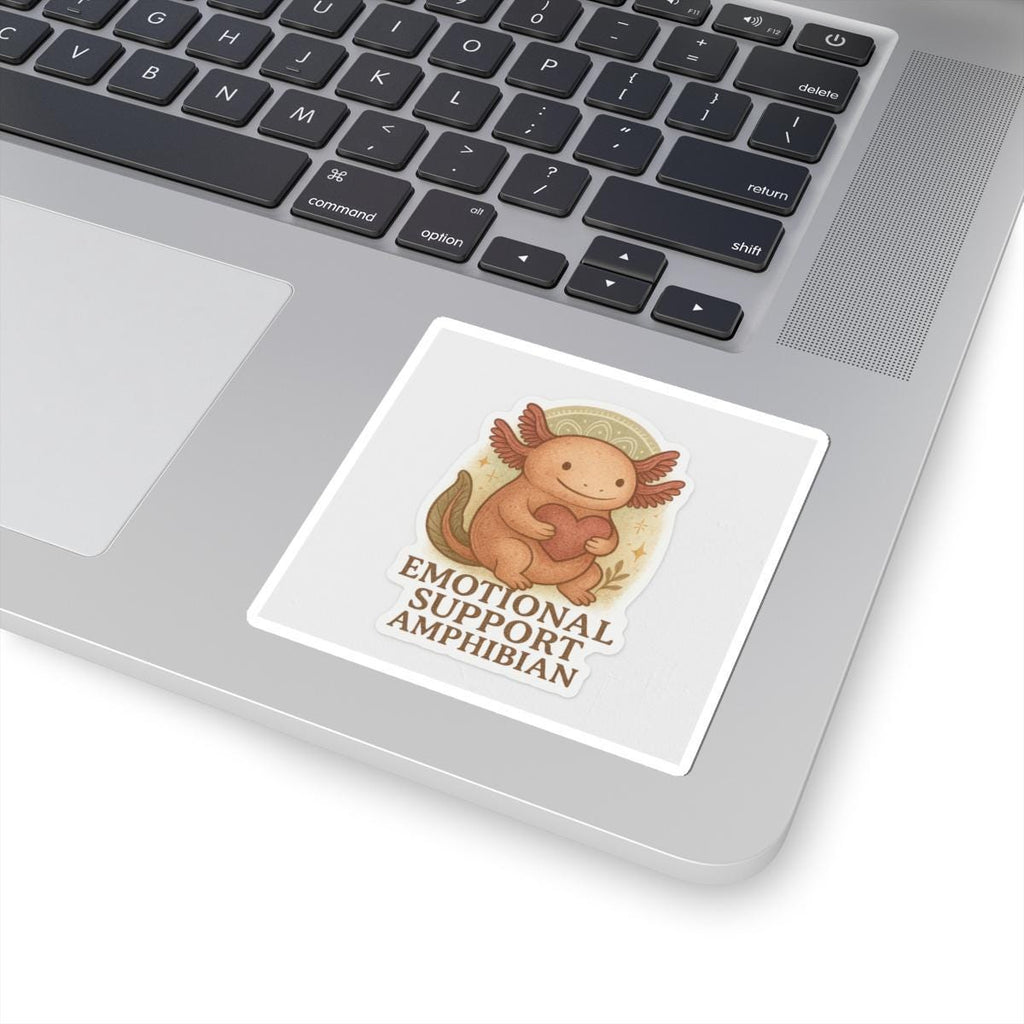 Axolotl Sticker | Emotional Support Amphibian Art, Laptop Decal