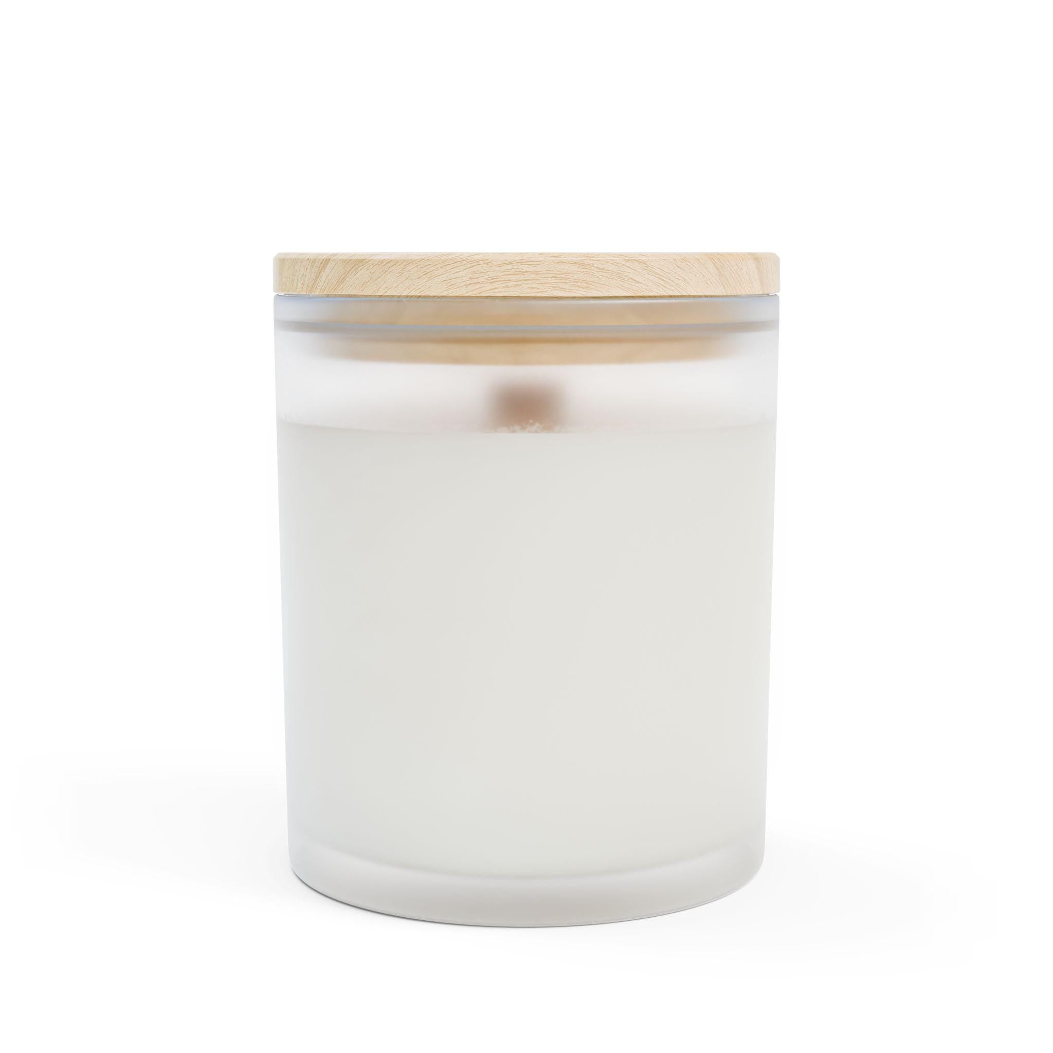 Lavender Botanical Soy Candle | Frosted Jar, Maple Lid, Coconut Wax, Relaxation