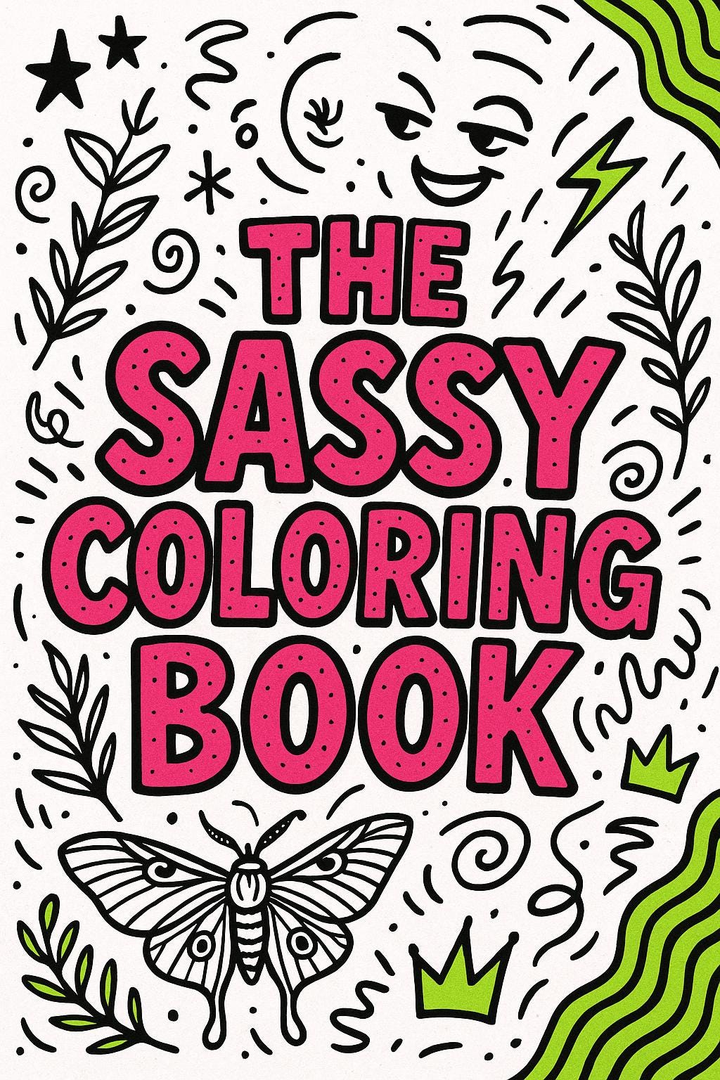 Snarky Adult Coloring Book | Funny Stress Relief Gift (PDF Pattern)