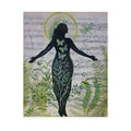 Nature Goddess Satin Poster, Butterfly Print, Botanical Home Decor