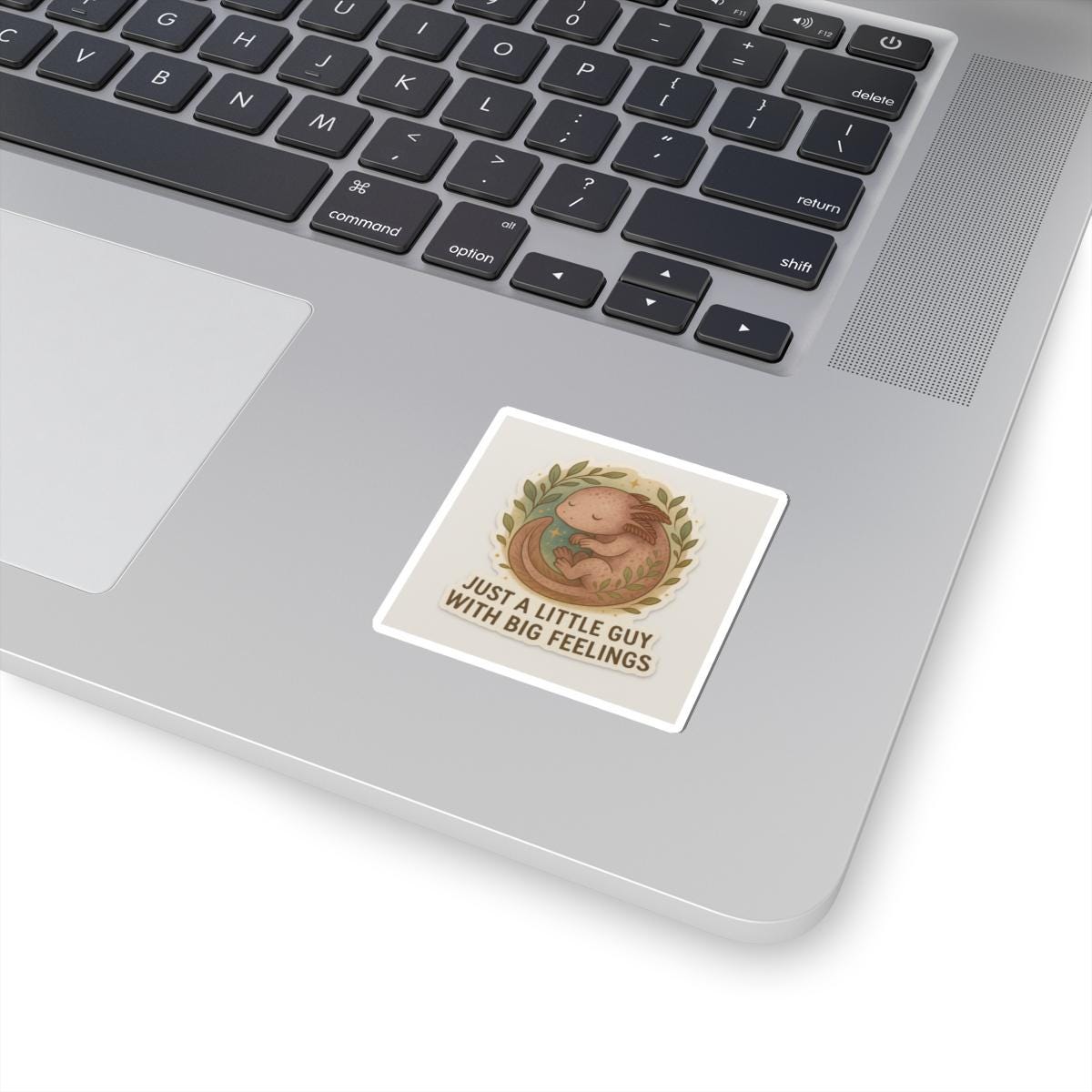 Axolotl Sticker, Big Feelings Art, Laptop Decor