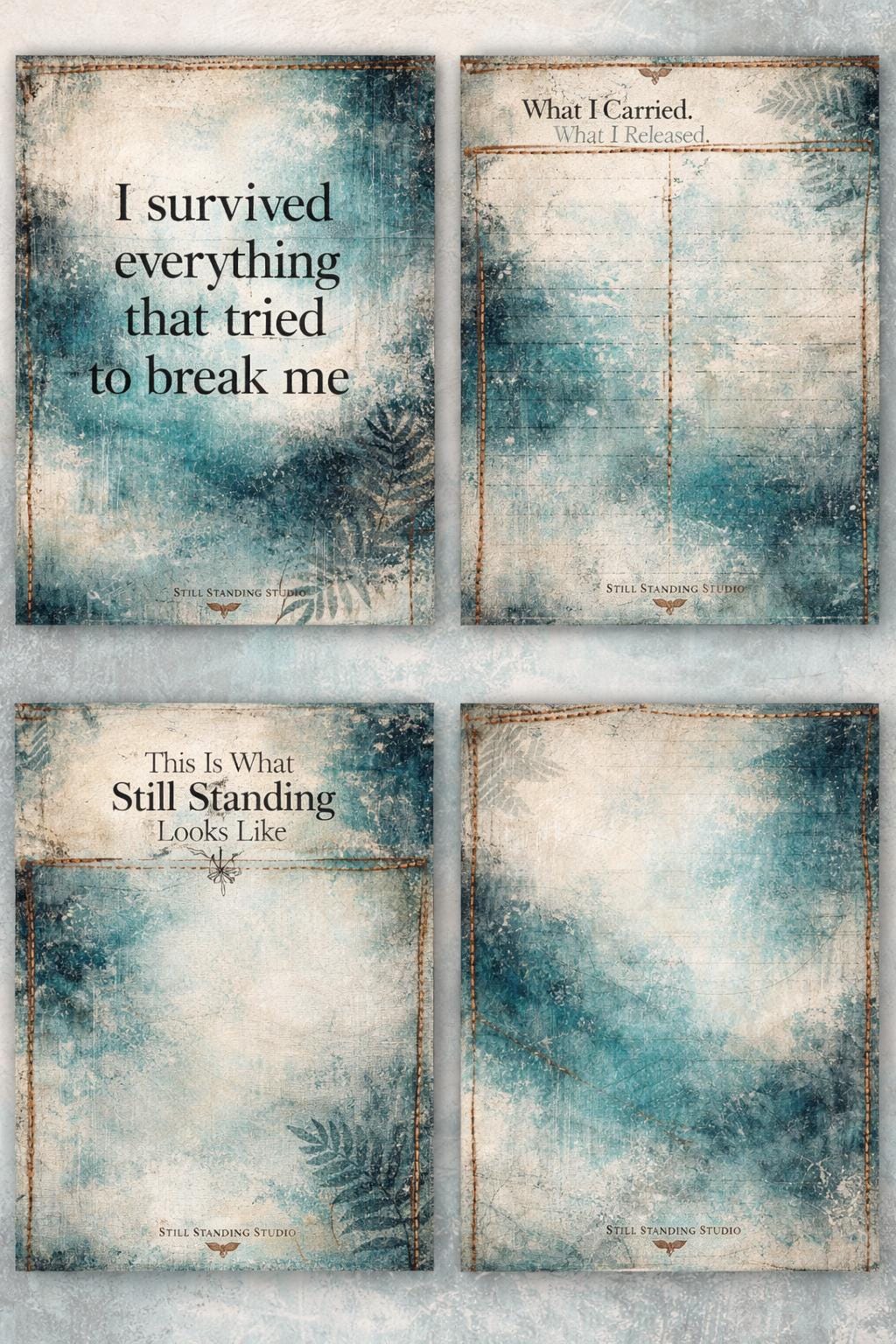 Trauma Informed Journaling Pages | Healing Reflection (Printable)