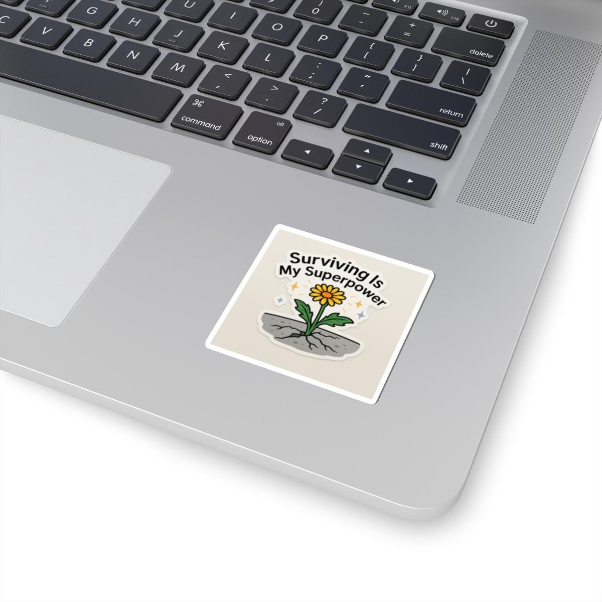 Surviving Is My Superpower Sticker, Inspirational Vinyl Decal, Motivational Laptop & Journal Decor