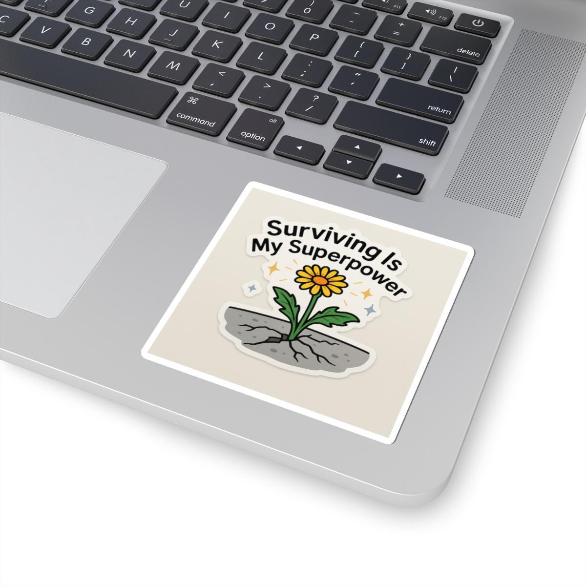 Surviving Is My Superpower Sticker, Inspirational Vinyl Decal, Motivational Laptop & Journal Decor
