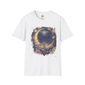 Mystical Moon Graphic T-Shirt – Boho Celestial Art Tee