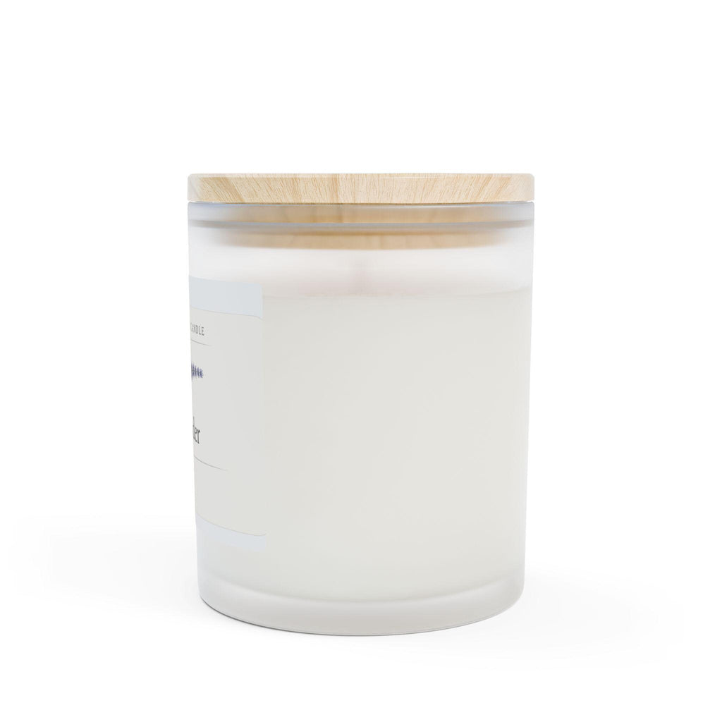 Lavender Botanical Soy Candle | Frosted Jar, Maple Lid, Coconut Wax, Relaxation