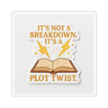Plot Twist Sticker – Funny Book Lover Gift, Glossy Vinyl