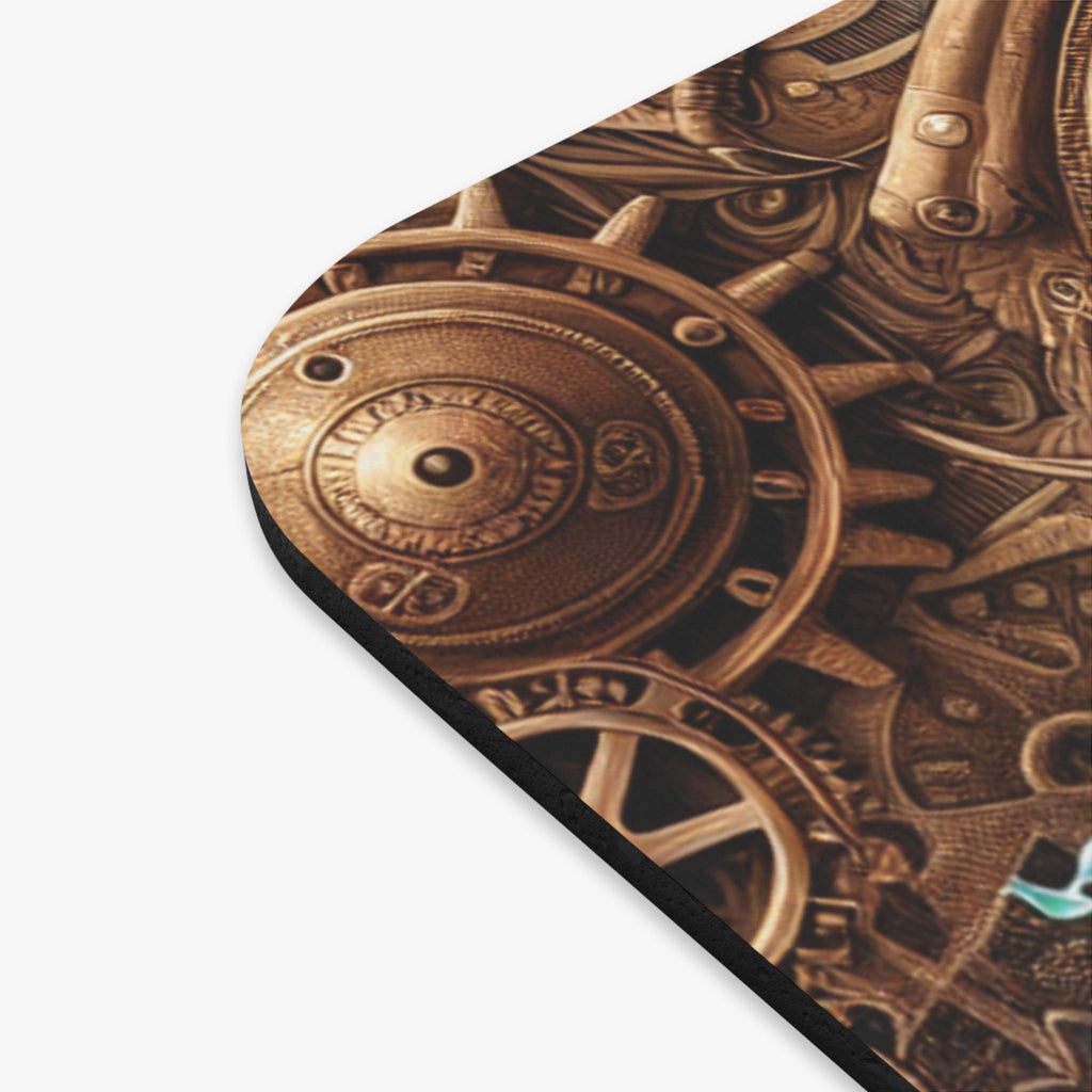 Steampunk Axolotl Mouse Pad - Rectangle, Gaming Mouse Mat, Desk Accessories, Non-Slip Mousepad, Office Decor