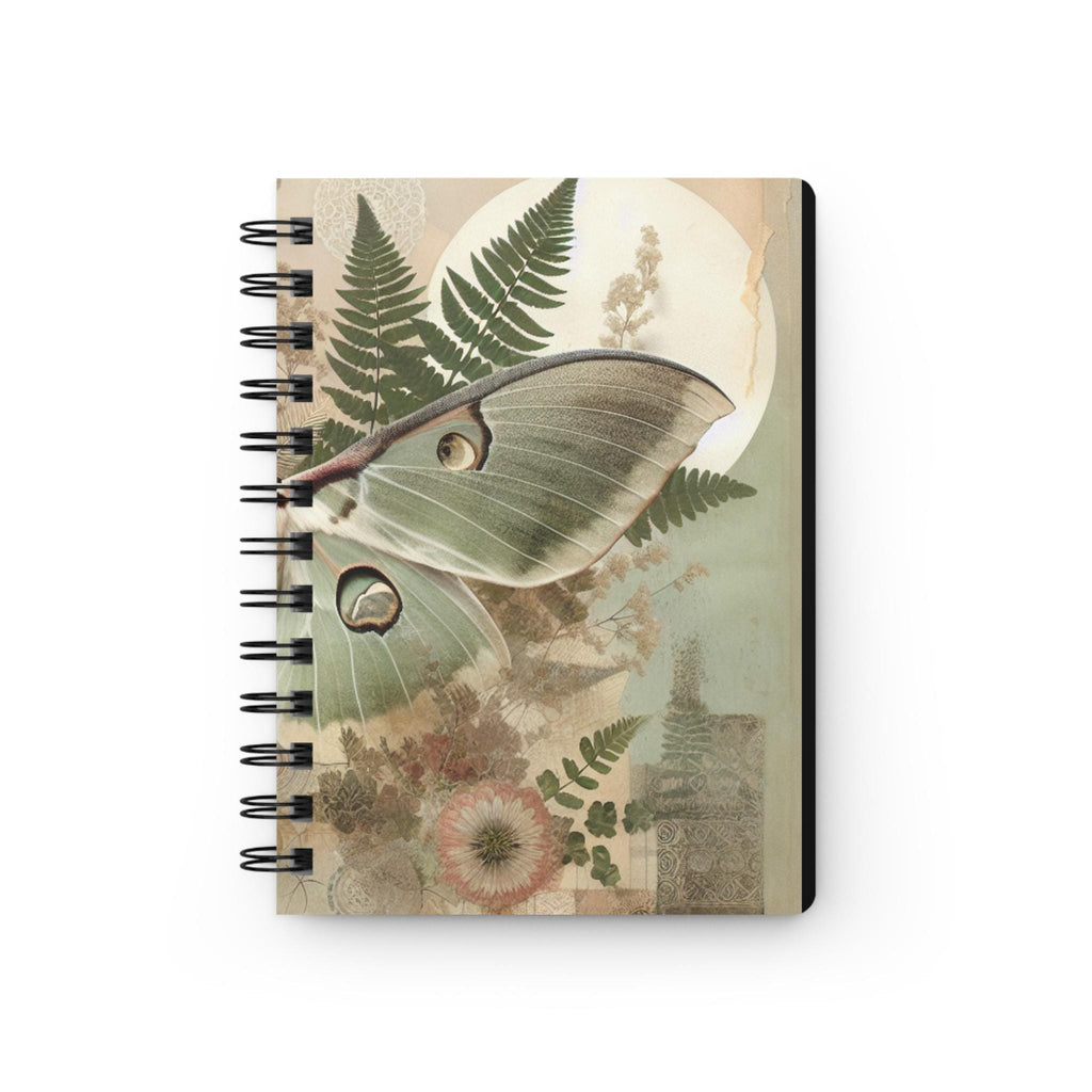 Butterfly Spiral Journal, Vintage Nature Design