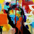Make It Stop – Abstract Silhouette Art | Emotional Wall Decor Digital Download