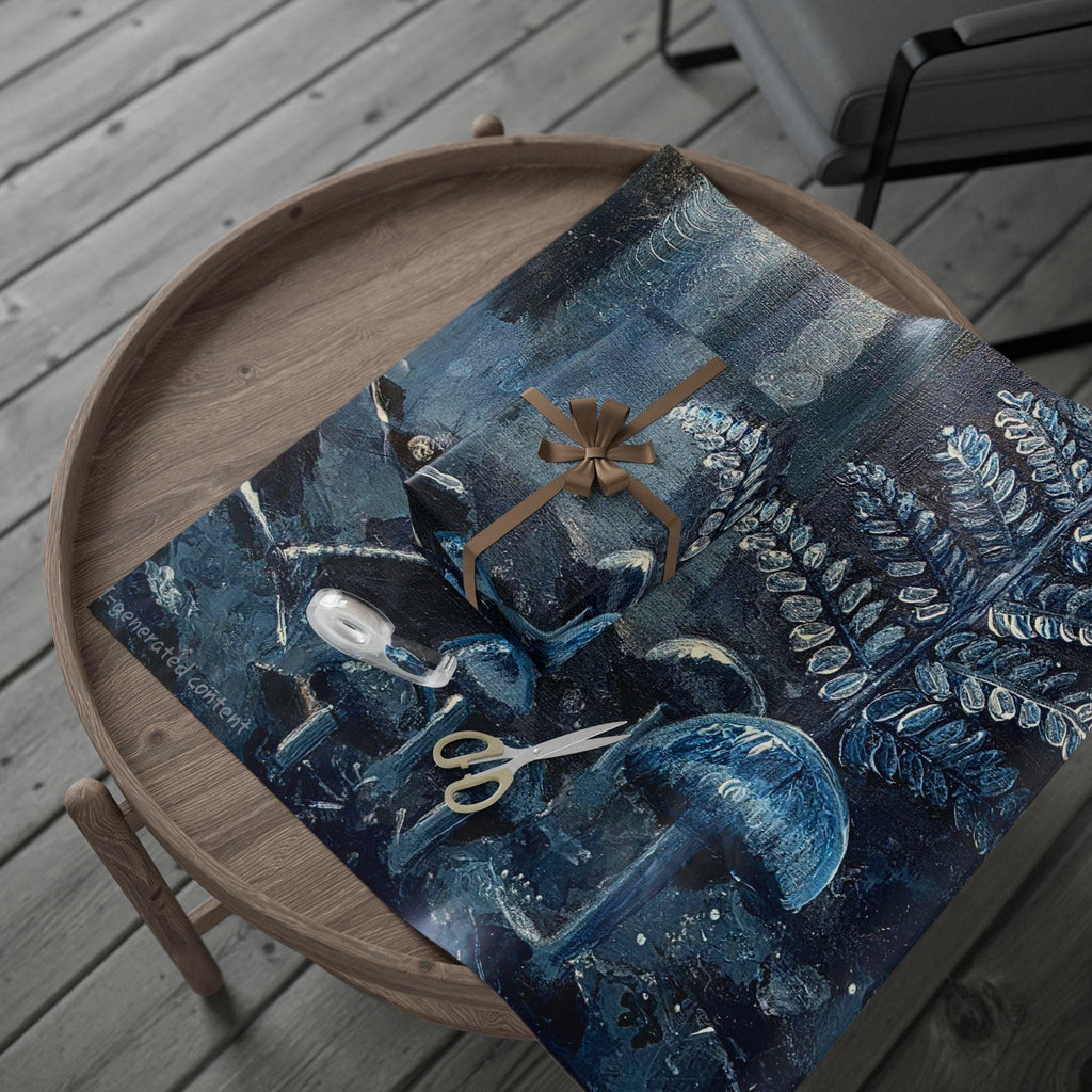 Moonlit Mushroom Forest Wrapping Paper