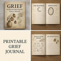 Grief and Healing Printable Journal | Self Compassion Workbook (PDF Download)