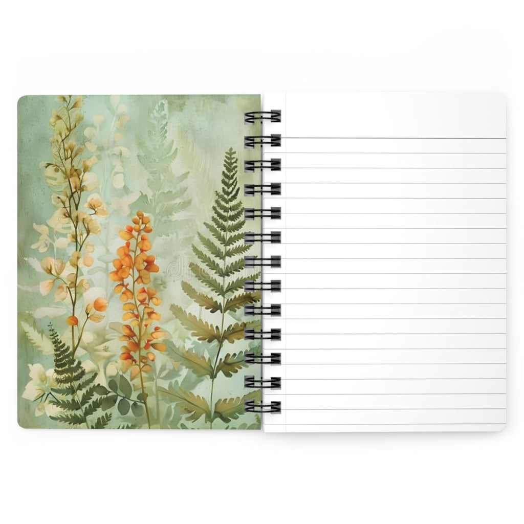 Butterfly Spiral Journal, Vintage Nature Design