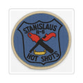 Firefighter 'Hot Shots' Kiss-Cut Sticker, Glossy Fire Station Decor